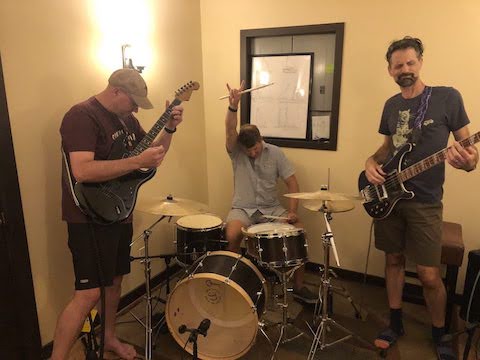 Dana, Jeremy, and Dave jamming out